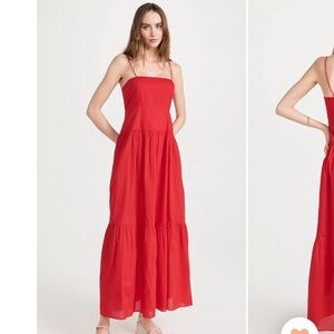 Playa Lucila red maxi dress